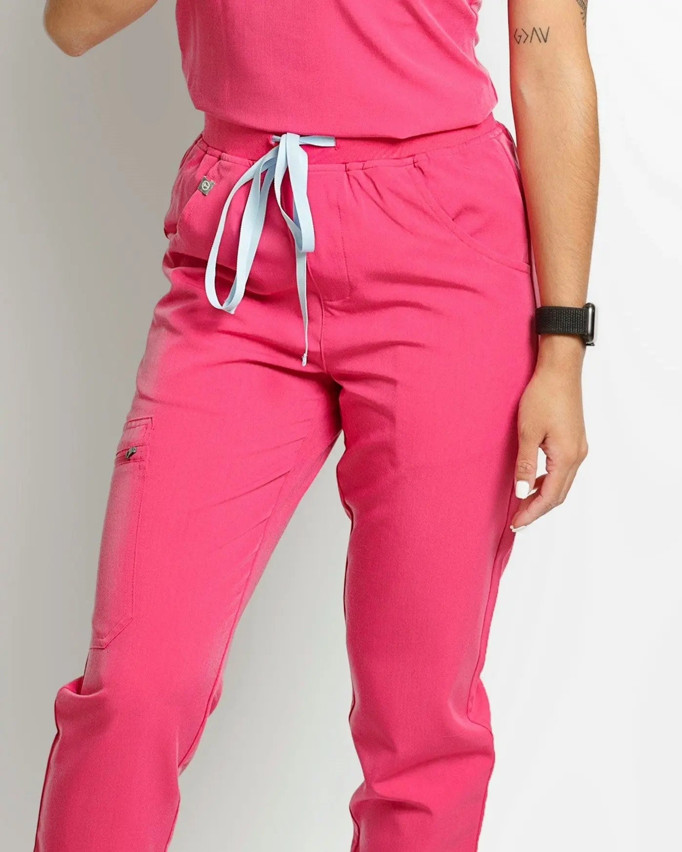 Women's One Pocket Slim Fit Petite Scrub Top - Pink Orchid Apparel & Accessories%shop name%%product variant%