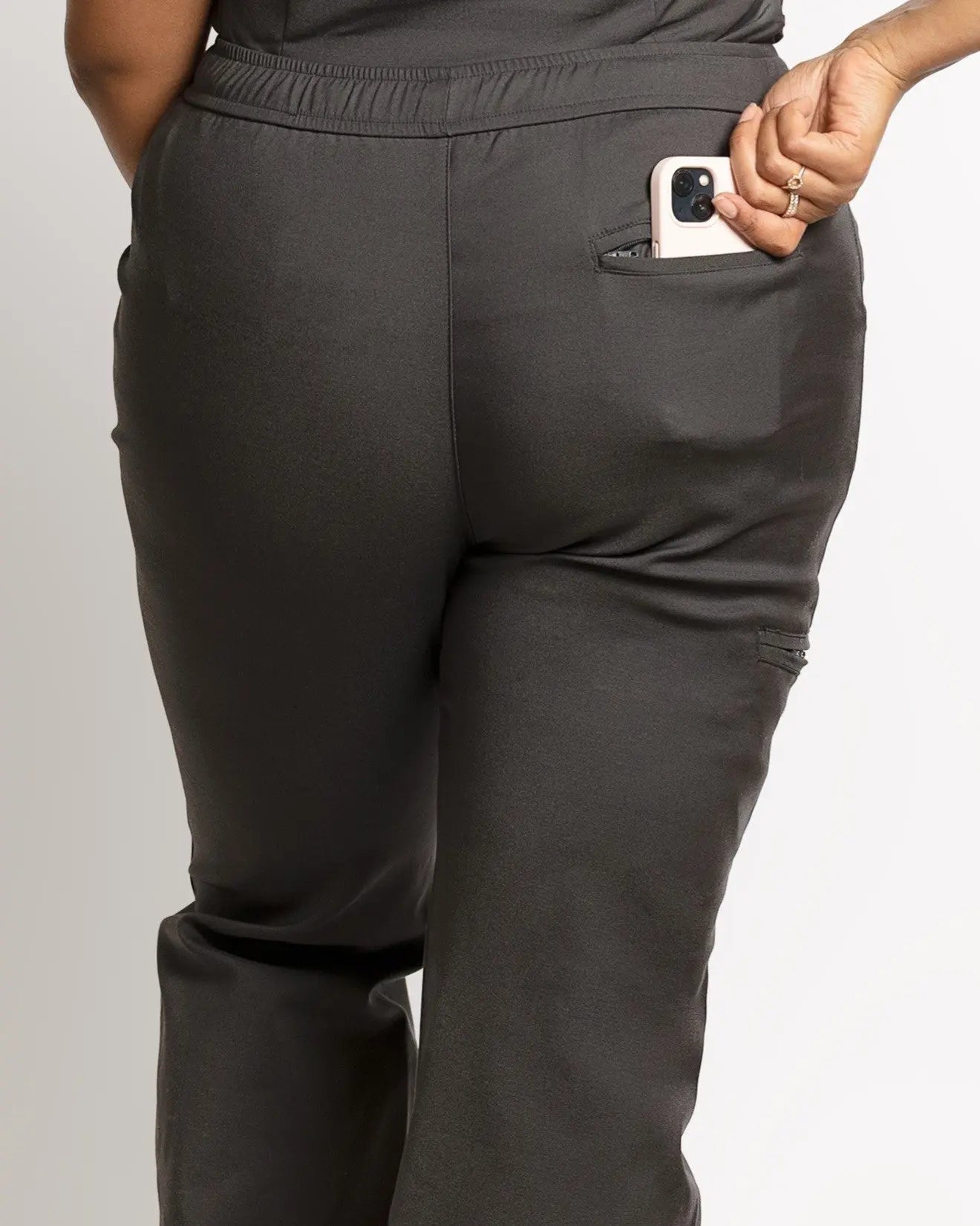 Women's 5 Pocket Scrub Jogger - Slate joggers