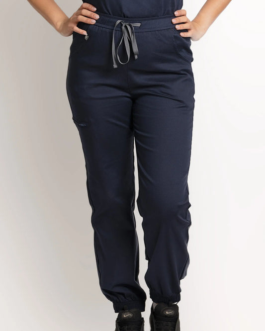 Women's 5 Pocket Scrub Jogger - Navy joggers